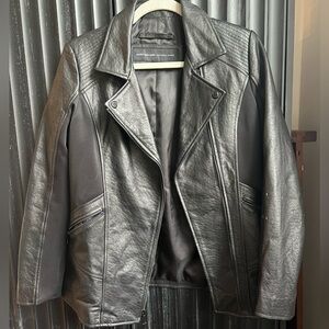 MARC NEW YORK Andrew Marc leather Moto Jacket